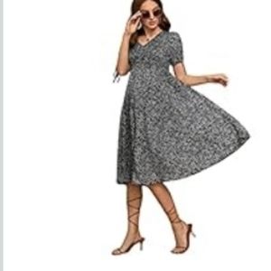 floral maternity dress